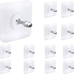 2 10 Punch Free Screw Stickers Wall Picture Non Marking Hook Invisible Traceless Picture Hanging Kitchen (New)