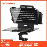 Soonpho F7 F8 Teleprompter Tablet Smartphone Camera Bluetooth Portable Telepronter (New)
