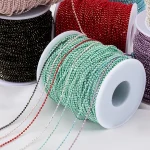 1Meter 1.5mm Color Enamel Ball Fine Copper Chain for DIY Bracelets Necklaces Clothing (New)