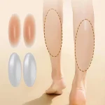 2 Contouring Silicone Calf Pads Self Adhesive No Show Invisible Calves Support Reusable for (New)