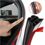 3 Layer Seal Strip Car Door Seal Strips Sound Insulation Weatherstrip Accessories Auto Rubber (New)
