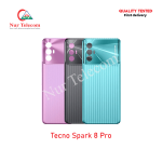 Tecno Spark 8 Pro Backshell Back Glass Cover Price in Bangladesh (New)