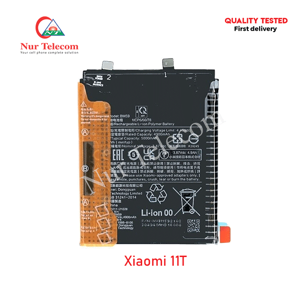 Xiaomi-11T-Battery-Price Xiaomi 11T High Quality Battery Price in Bangladesh (New) - Image 1