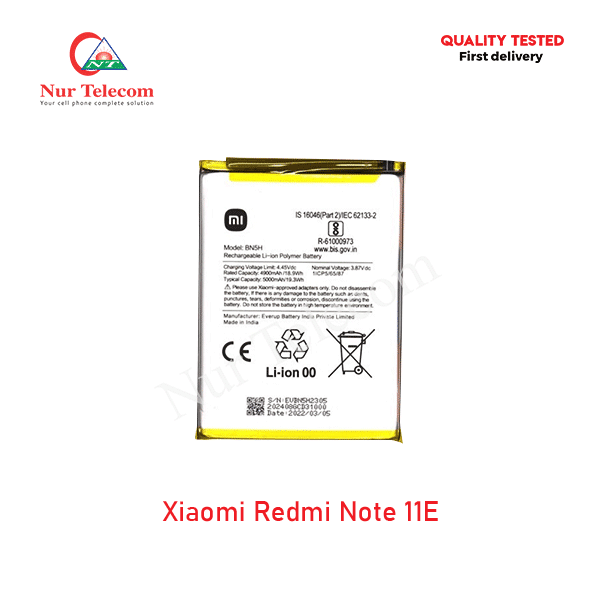 Xiaomi-Redmi-Note-11E-Battery Xiaomi Redmi Note 11E High Quality Battery Price in Bangladesh (New) - Image 1