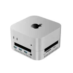 Acasis 40Gbps Mac mini M4 Dock & Dual-Bay SSD Enclosure for Thunderbolt 4 Productivity with Smart Everyday Use (New)