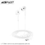 ACEFAST ACESOUND L17 USB-C Semi-In-Ear Wired Earphones with HD Mic (New)