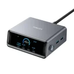Anker Prime 250W GaN USB-C Charging Station Ultra-Fast 6-Port with LCD Display & Smart Control (A2345) (New)