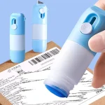 Thermal Paper Correction Fluid Address Blocker Eraser with Retractable Knife Parcel Box Opener (New)