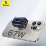 Baseus 67W PD Charger AE11 PicoGO (E0121000) GaN Fast Multi-Port for MacBook, iPhone 17/16/15, Samsung S26/S25, Pixel & More (New)