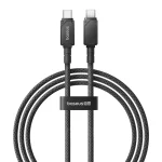 Baseus Cable Type-C to Type-C 100W Premium Unbreakable Series 1m Fast Charging Braided Data Cable – Cluster Black P10355800111-00 (New)