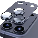 Blueo Full Coverage Aluminum Camera Lens Protector for iPhone 17 Pro Max Blue (New)
