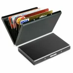 Card Holder Men RFID Blocking Aluminum Metal Slim Wallet (New)