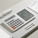 Colorful Fashion calculator with Writing Tablet button calculator Office or School Flexible Keyboard (New)