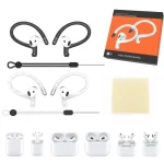GRWIBEOU for Airpods Anti-lost Ear Hook Bluetooth Headset Adapter Silicone Ear Hook Sports Earphone Earbuds Holder (New)
