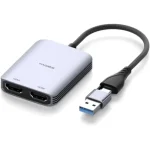 HAGIBIS MST HD10 USB 3.0 to Dual HDMI Converter (New)