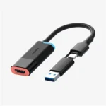 HAGIBIS UHC08 USB-C USB-A Video Capture Card 4K @ 60Hz HDMI (New)