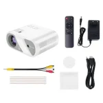 HOCO DT1 Wireless Mini Projector 720P Smart WiFi Bluetooth Projector (New)
