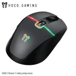 Hoco GM651 Florecer 3-Mode Gaming Mouse, PAW3311 Sensor, 12000 DPI, 2.4GHz/Bluetooth 5.4 (New)