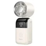 HOCO HX606 Portable Handheld Fan with 100 Speed Levels, 20000 RPM & 3000mAh Battery (New)
