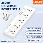 LDNIO SC5614C 5 Way Outlets Power Strip (New)