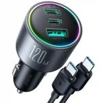 JOYROOM JR-CCN07 120W Car Charger 3-Port (2PD+1QC3.0) (New)