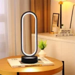 RGB Muticolor Ring Lamp LED Night Light with Three-color Dimming for Bedroom & Bedside (New)