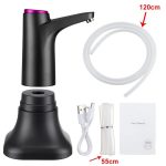 Automatic Water Dispenser Electric Water Pump Button Control USB Charge Kitchen Office Outdoor Drink Dispenser Wine Extractor (New)