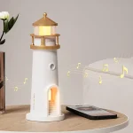 Moon Lamp Projection Lighthouse Night Light (Remote Control Version) (New)