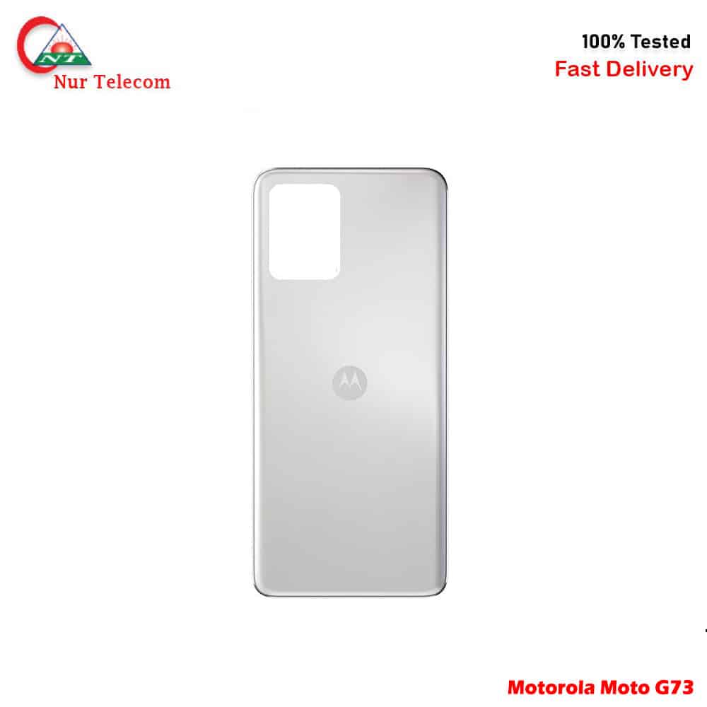 moto-g73-backshell-silver Motorola Moto G73 High Quality Battery Backshell Back Glass Cover Price in Bangladesh (New) - Image 1