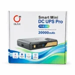 OLAX Smart Mini DC UPS Pro POE-D9 (20000mAh, 24W) Backup Power for WiFi Router (New)
