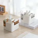 Pen Holder Multi-Grid Stationery Storage Box Detachable Desktop Organizer with Essential Daily Use (New)