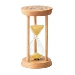 Durable Wooden Hourglass Set (1 3 5 min) Portable Stable Build (New)