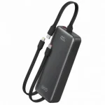 QCY Pulse PB20D 20000mAh Power Bank with 3 Built-in Cables (New)