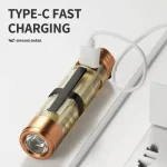 SmilingShark TIP150 Mini Torch Light Super Bright Magnetic Keychain Flashlight (New)