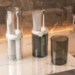 Travel Toothbrush and Toothpaste Holder – Portable Bathroom Storage Organizer for Travel & Home Storage with Essential Daily Use (New)