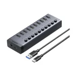 UGREEN 30779 USB 3.0 10-Port Hub (USB-B to USB 3.0 Cable) CM482 (New)