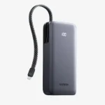 UGREEN 55988B 20000mAh 45W Power Bank with Built-in Cable PB536 (New)