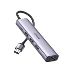 UGREEN CM475 (60554) 5-in-1 Multifunctional USB Hub, Gigabit Ethernet + USB 3.0 Expansion (Reliable Connectivity) (New)