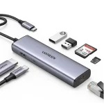 UGREEN CM512 (90568) USB-C 7-in-1 Multifunction Adapter with 4K HDMI and Ethernet (New)
