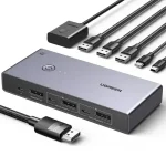 UGREEN CM695 (25962) 2 In 1 Out DisplayPort KVM Switch, 8K@60Hz DP 1.4 HDCP 2.3 (New)