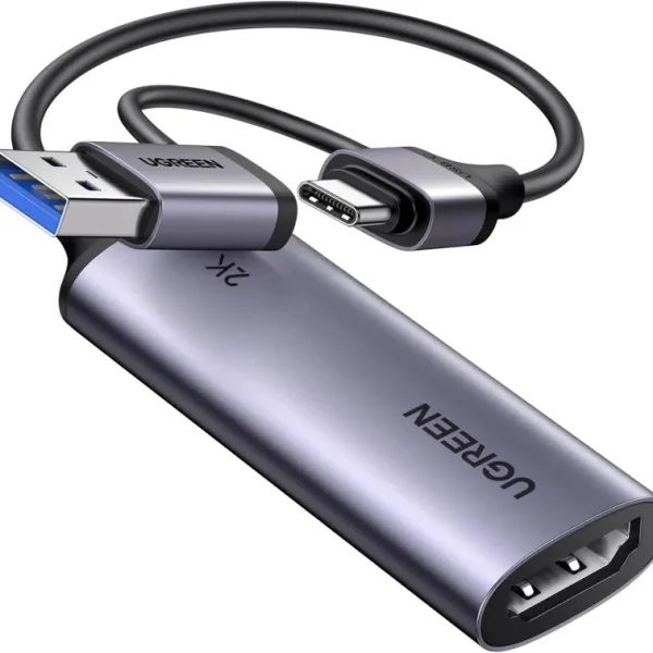 ugreen-hdmi-4k-video-capture-card-cm629-15389-3-600x600 UGREEN HDMI 4K Video Capture Card CM629 (15389) for Plug-and-Play Streaming (New) - Image 1