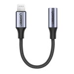 UGREEN 30756 Lightning M F Round Cable Aluminum Shell with Braided 10cm US211 (New)
