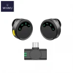 WiWU Wi-WM010 AI Noise-Canceling Magnetic Clip-on Wireless Microphone (New)