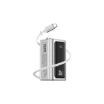 XUNDD XDPB-007 PD 35W Power Bank with Retractable Cable – 10000mAh (New)